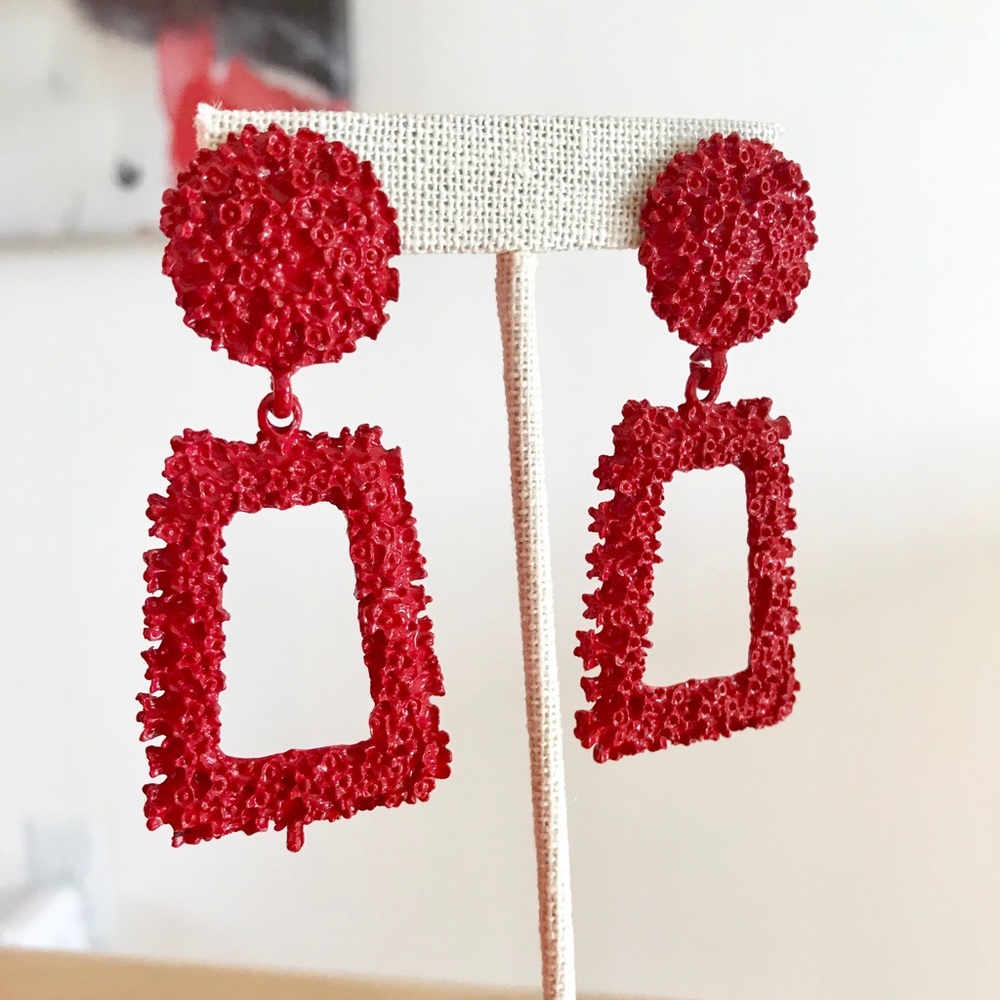 Red vintage Earrings
